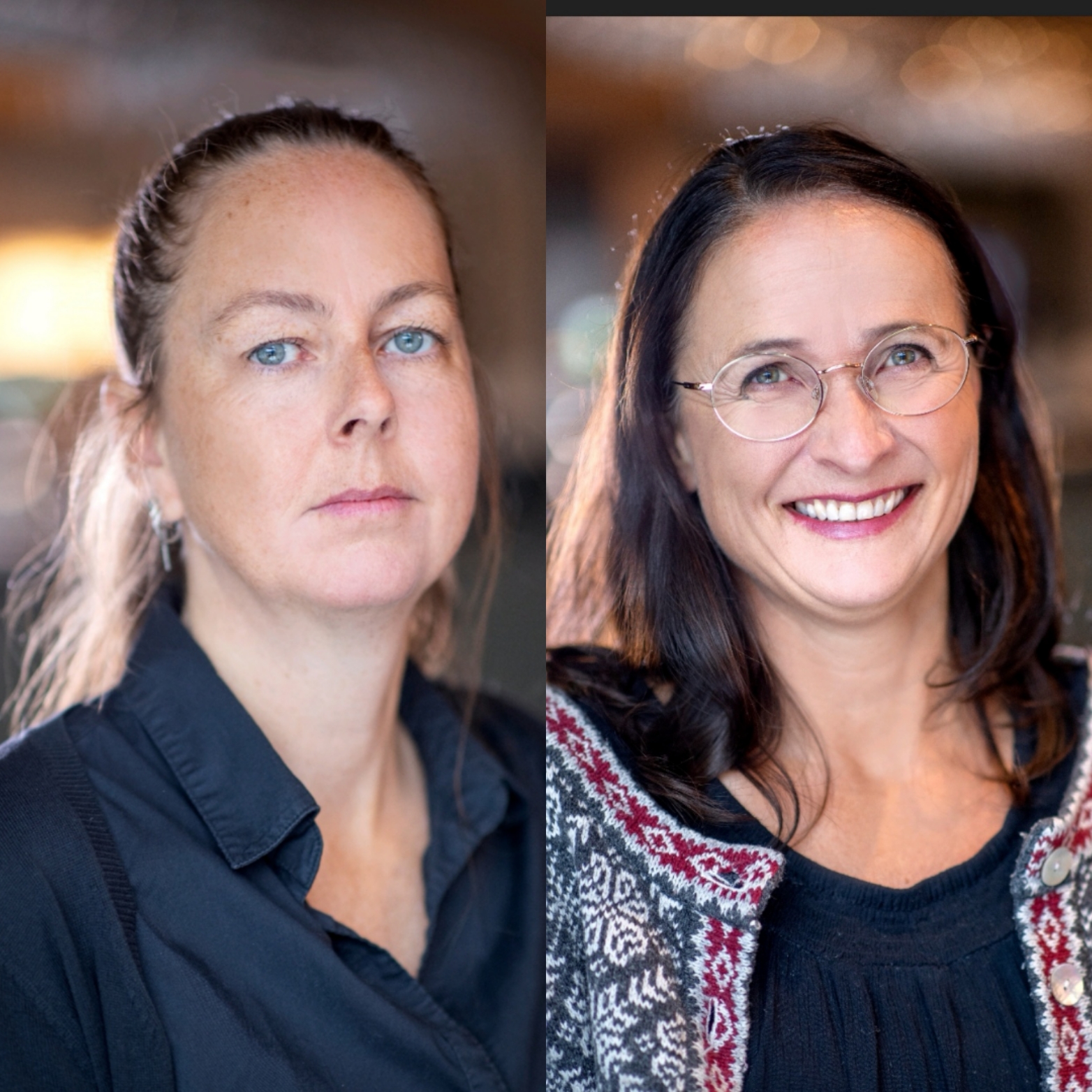 Monica Mitchell og Marit Aasen