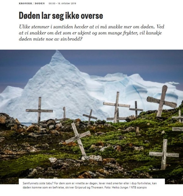 Døden lar seg ikke overse
