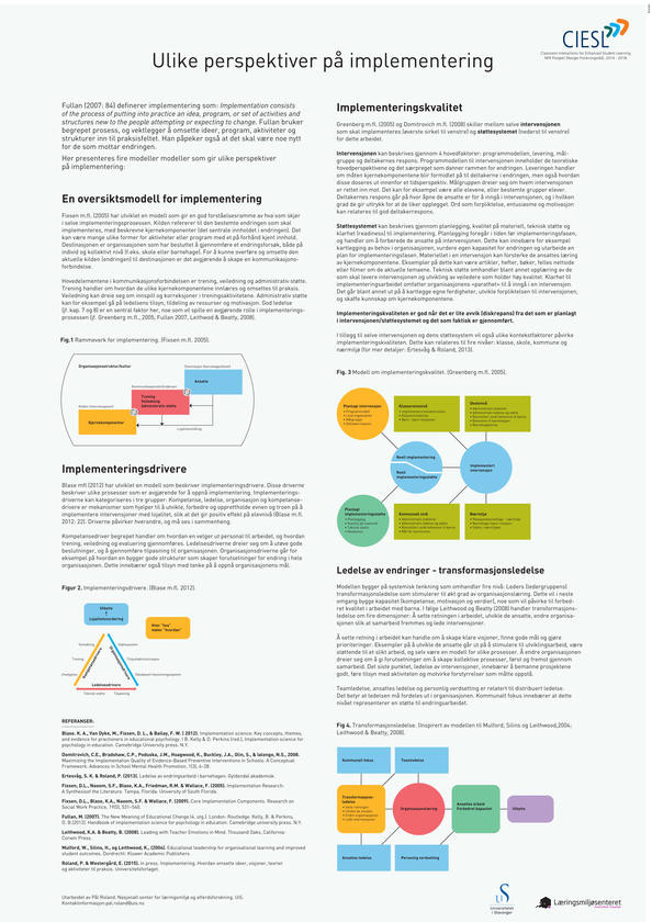 Plakat om implementering